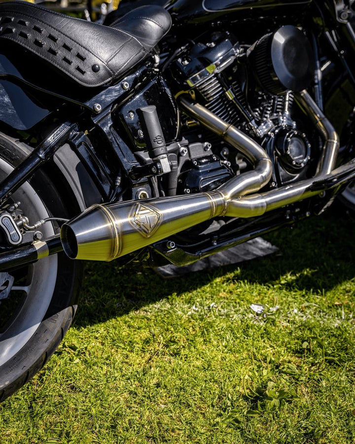 SP Concepts - 2018-Present M8 Softail - Big Bore 4.5 Exhaust