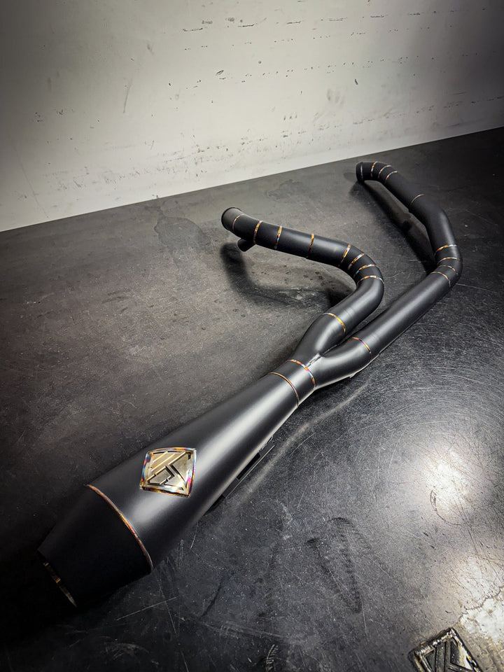 SP Concepts - 2018-Present M8 Softail - Big Bore 4.5 Works Edition Exhaust