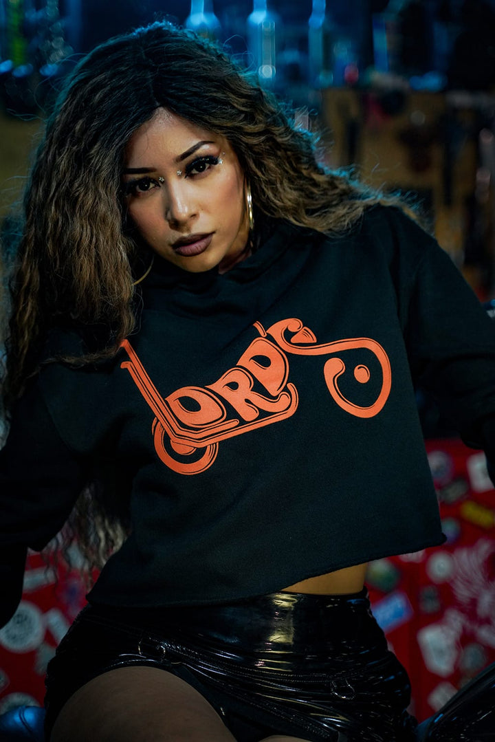 Sudadera corta con capucha Chopper Cult