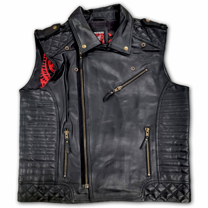 Chaleco de cuero Sid Vicious