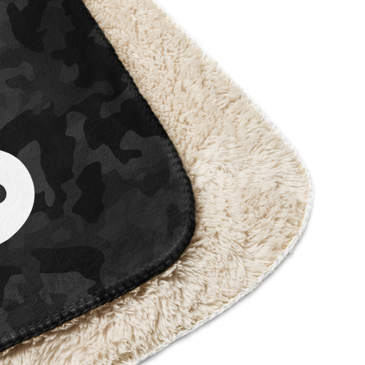 Dagger Squad Sherpa Blanket - Black Camo