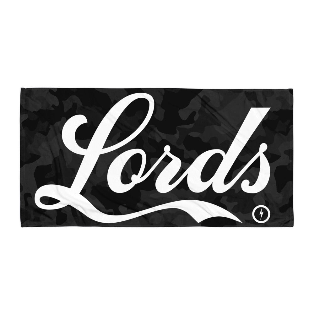Garage Co Beach Towel - Black Camo