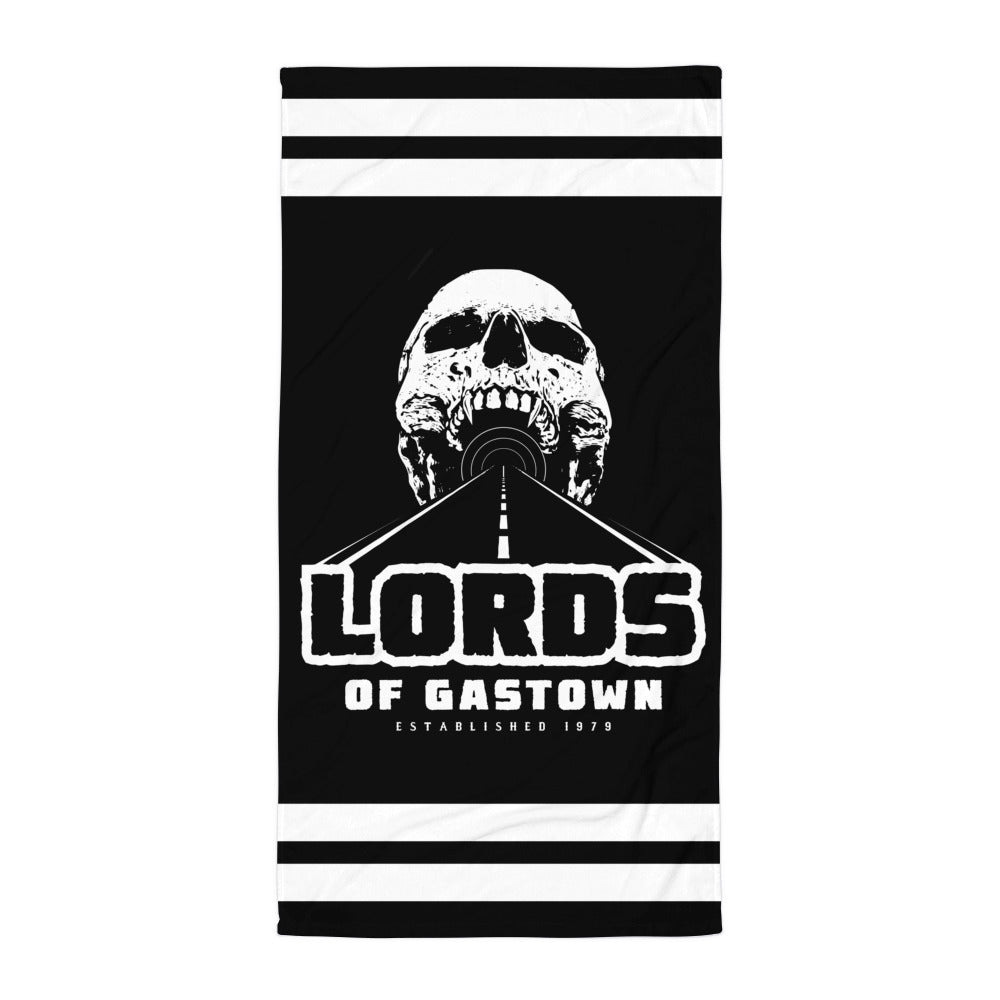 Tunnel Of Death Beach Towel - Black