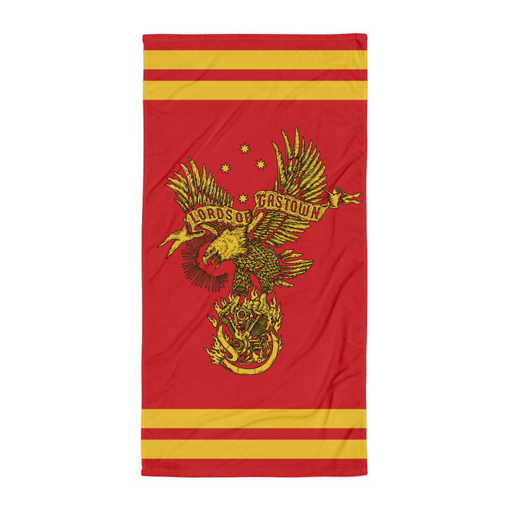 Fire Bird Beach Towel - Red