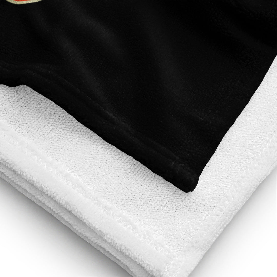 No Snakes Beach Towel - Black
