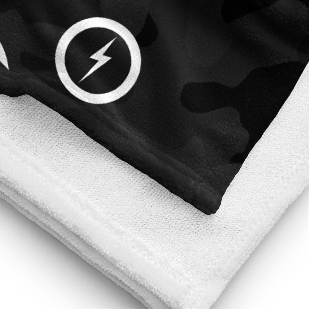 Garage Co Beach Towel - Black Camo