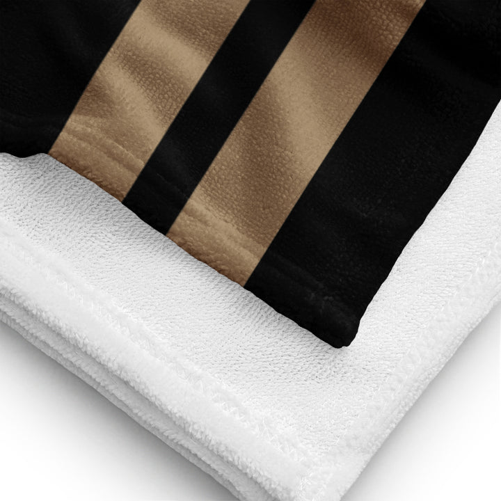 Fire Bird Beach Towel - Black