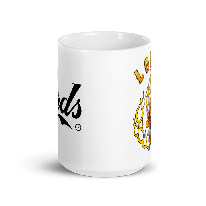 Tasse Forever 2 Wheels 15 oz - Blanc