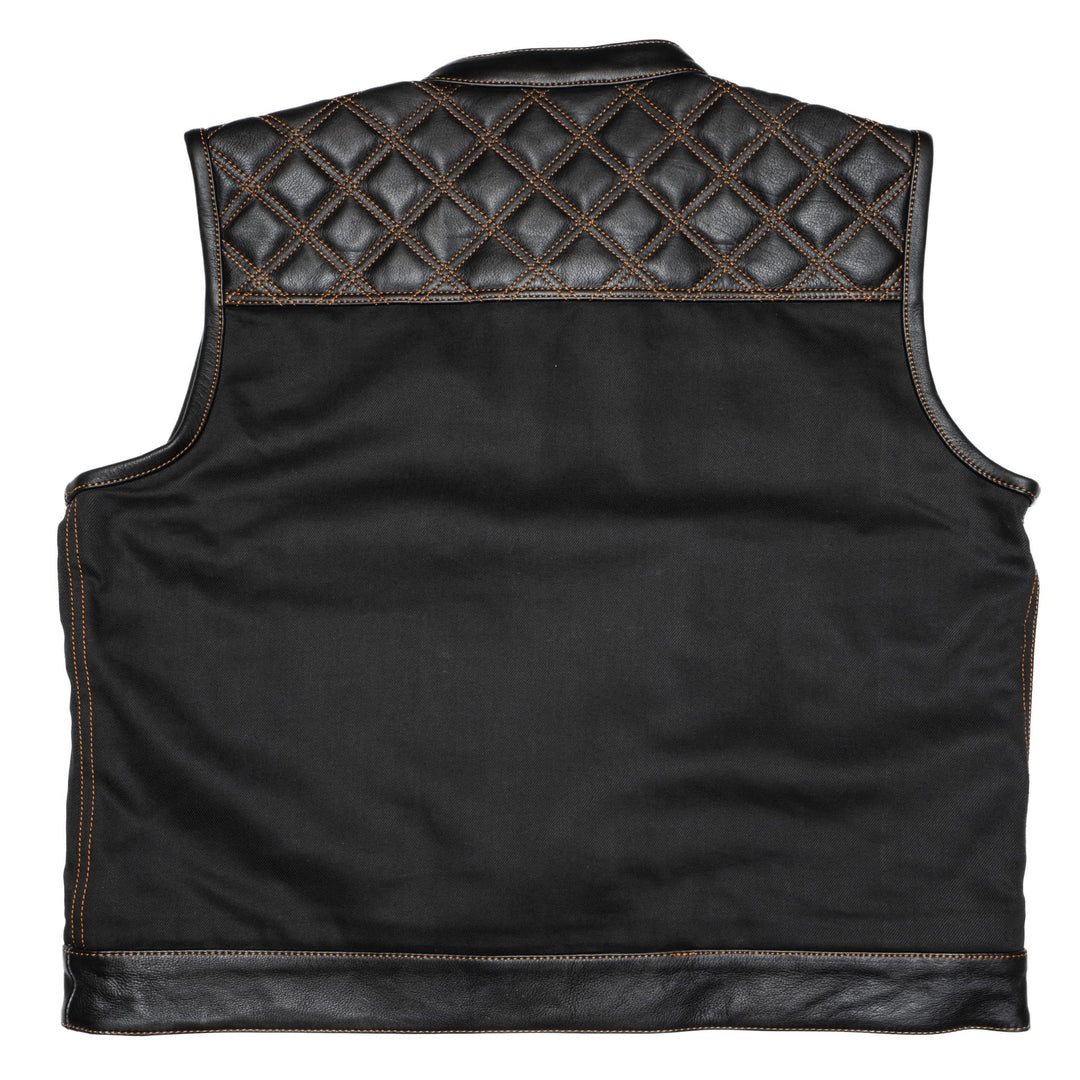 Gilet moto Lords x Cleaver Culture - Noir/Orange