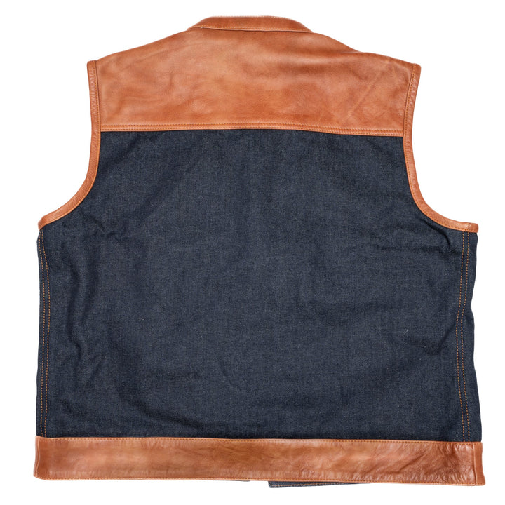 Gilet moto Lords x Cleaver Culture - Denim bleu