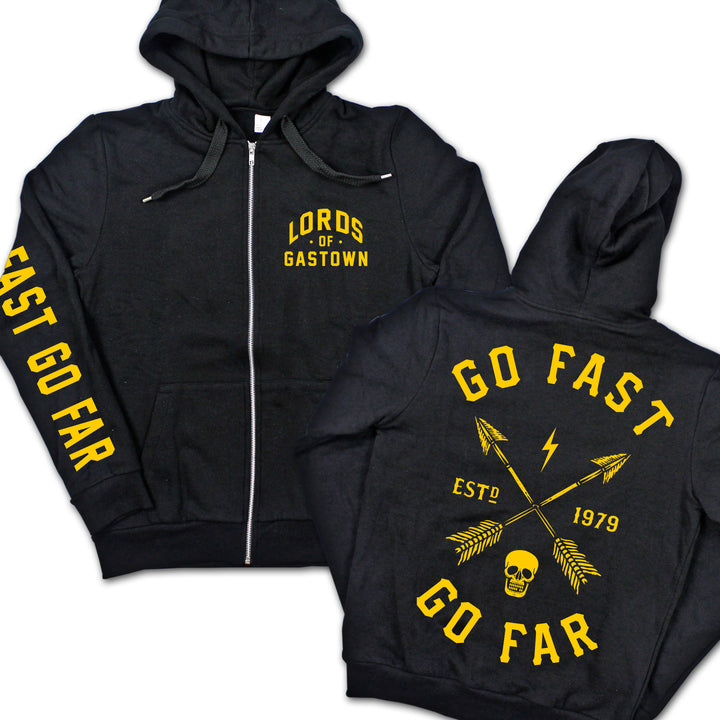 Go Fast Go Far Zip Up Hoodie