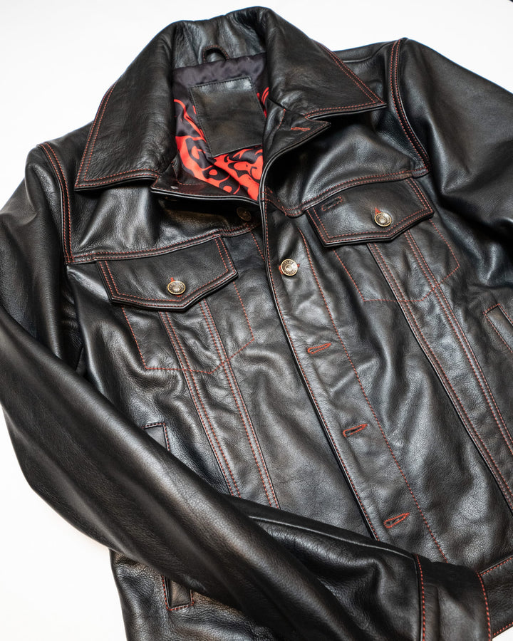 Chaqueta Steazy Ryder Cruiser de cuero negro