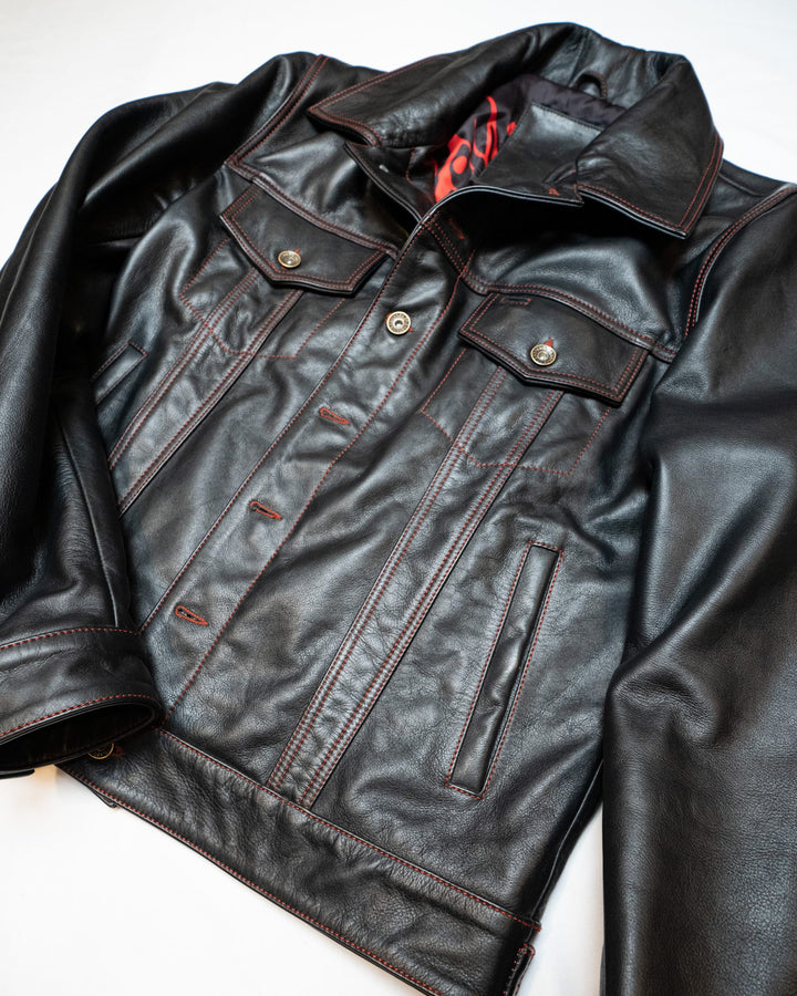 Chaqueta Steazy Ryder Cruiser de cuero negro