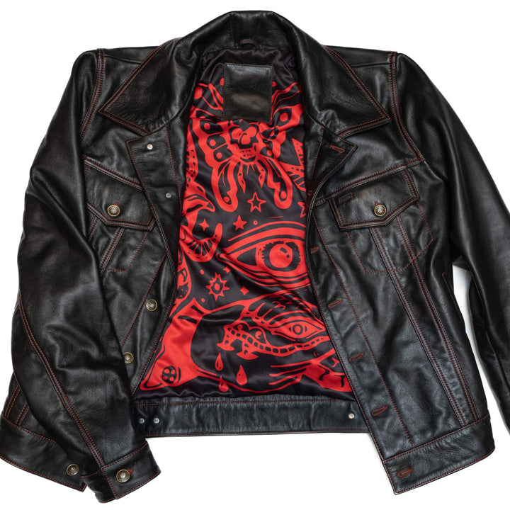 Chaqueta Steazy Ryder Cruiser de cuero negro