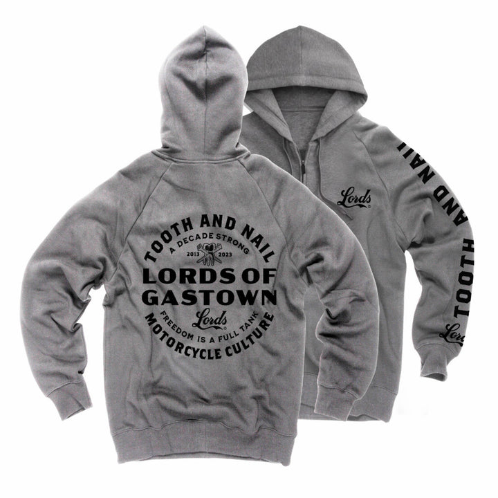 Tooth & Nail Zip Up Hoodie