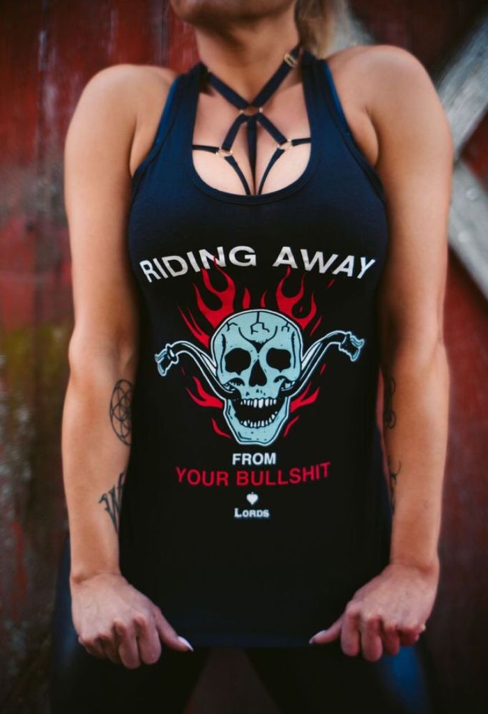 Riding Away Racerback Tank