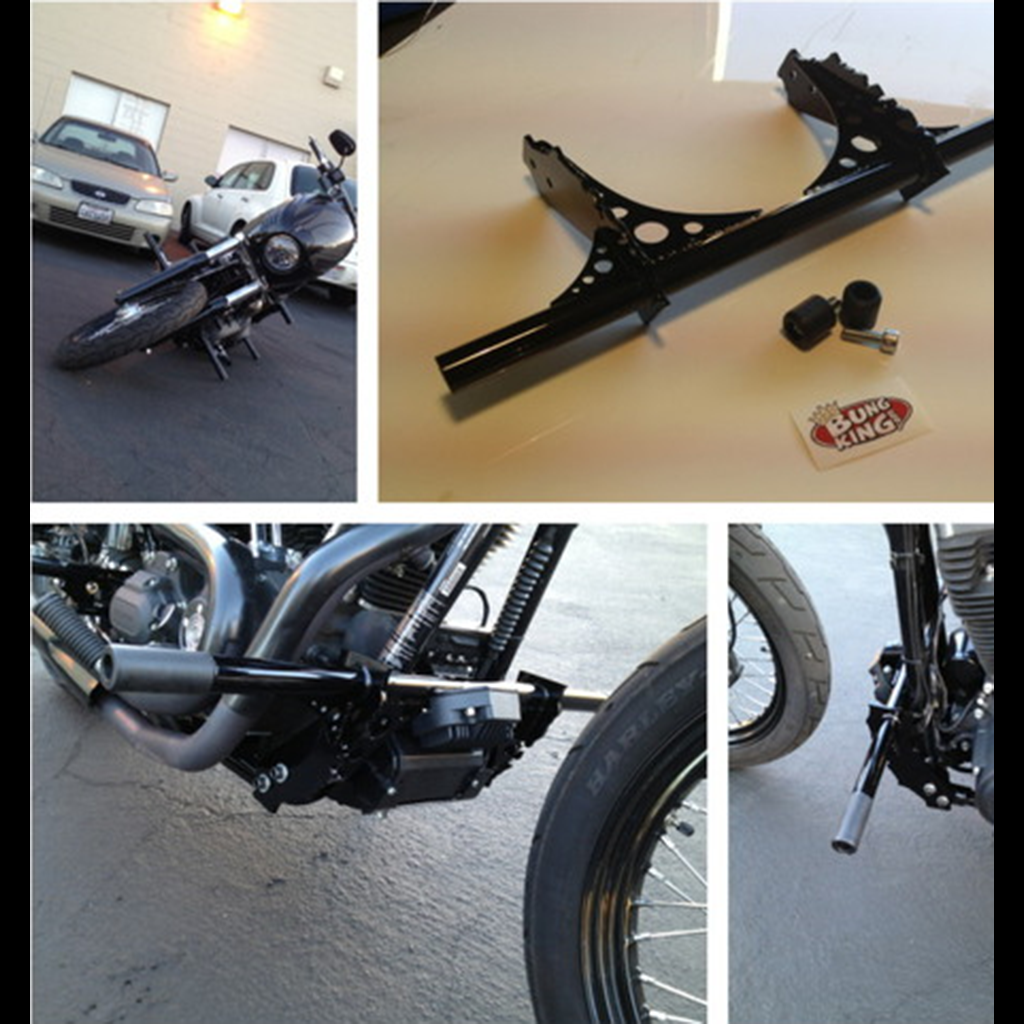 BUNG KING Dyna & FXR Highway Peg Crash Bar