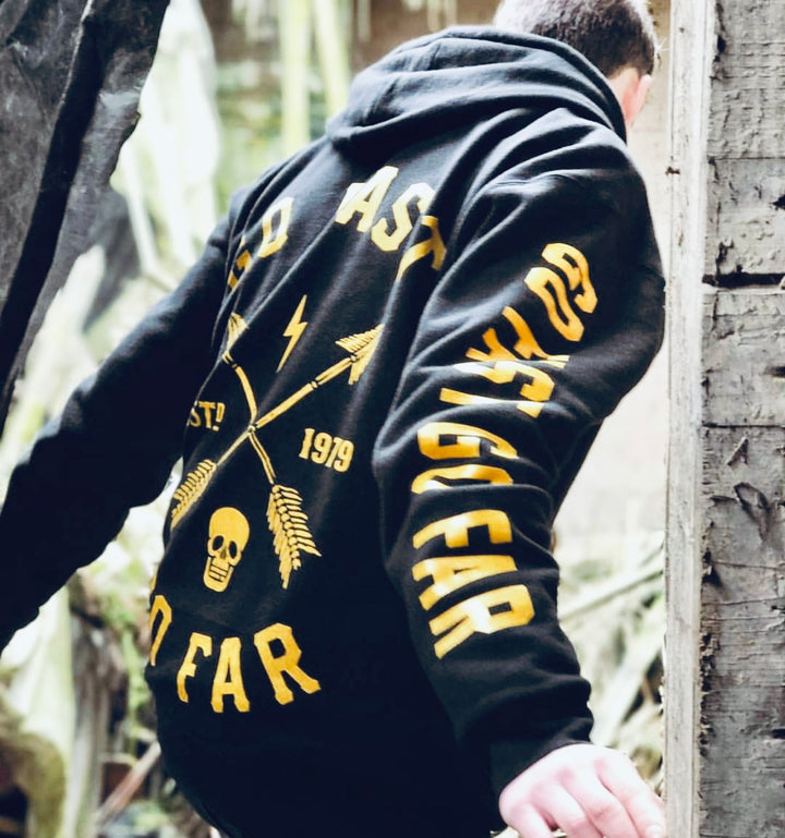 Go Fast Go Far Zip Up Hoodie
