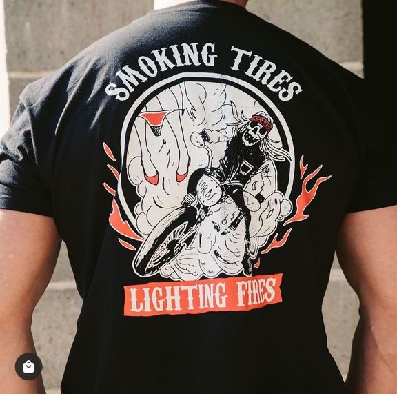 Smoking Tires Tee