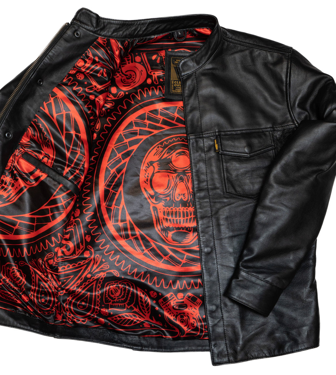 Cleaver Culture Preacher Shirt - Black Leather