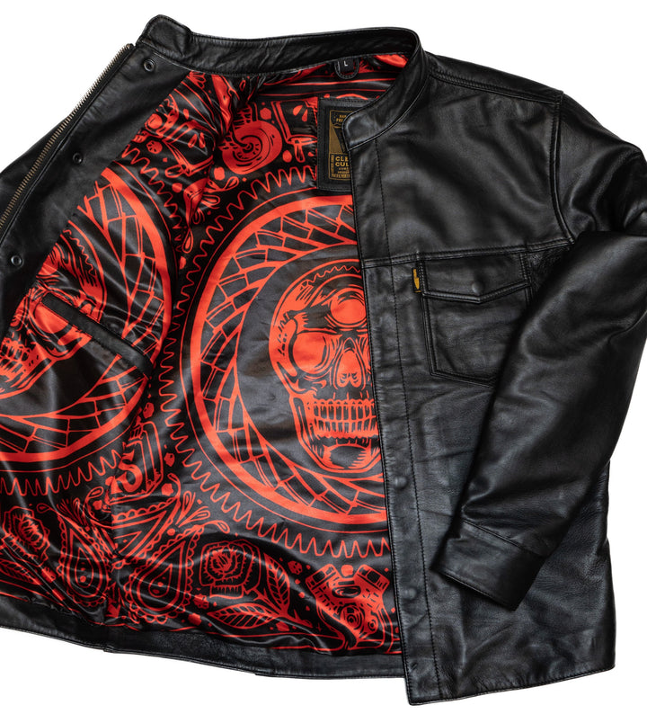 Cleaver Culture Preacher Shirt - Black Leather