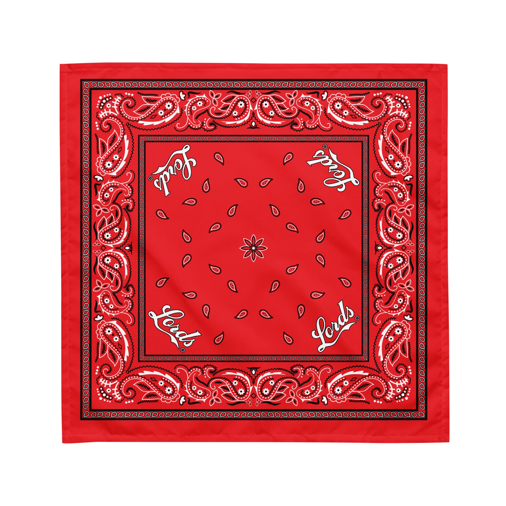 Lords Classic Bandana - Red/White – Lords Original Gastown Supply Co.