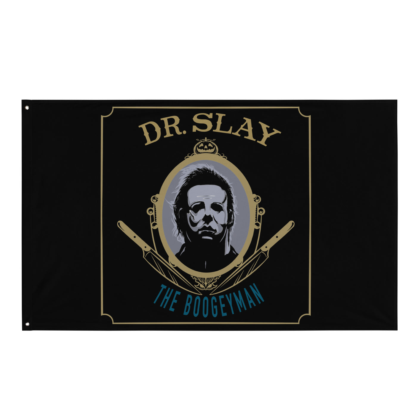 Dr Slay Flag - Black