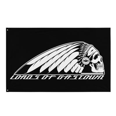 Crazy Horse Flag - Black