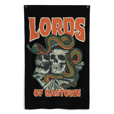 No Snakes Flag - Black
