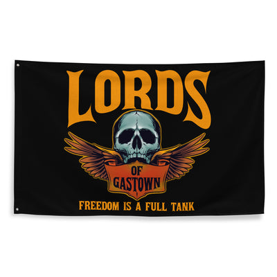 Skullwing Flag - Black