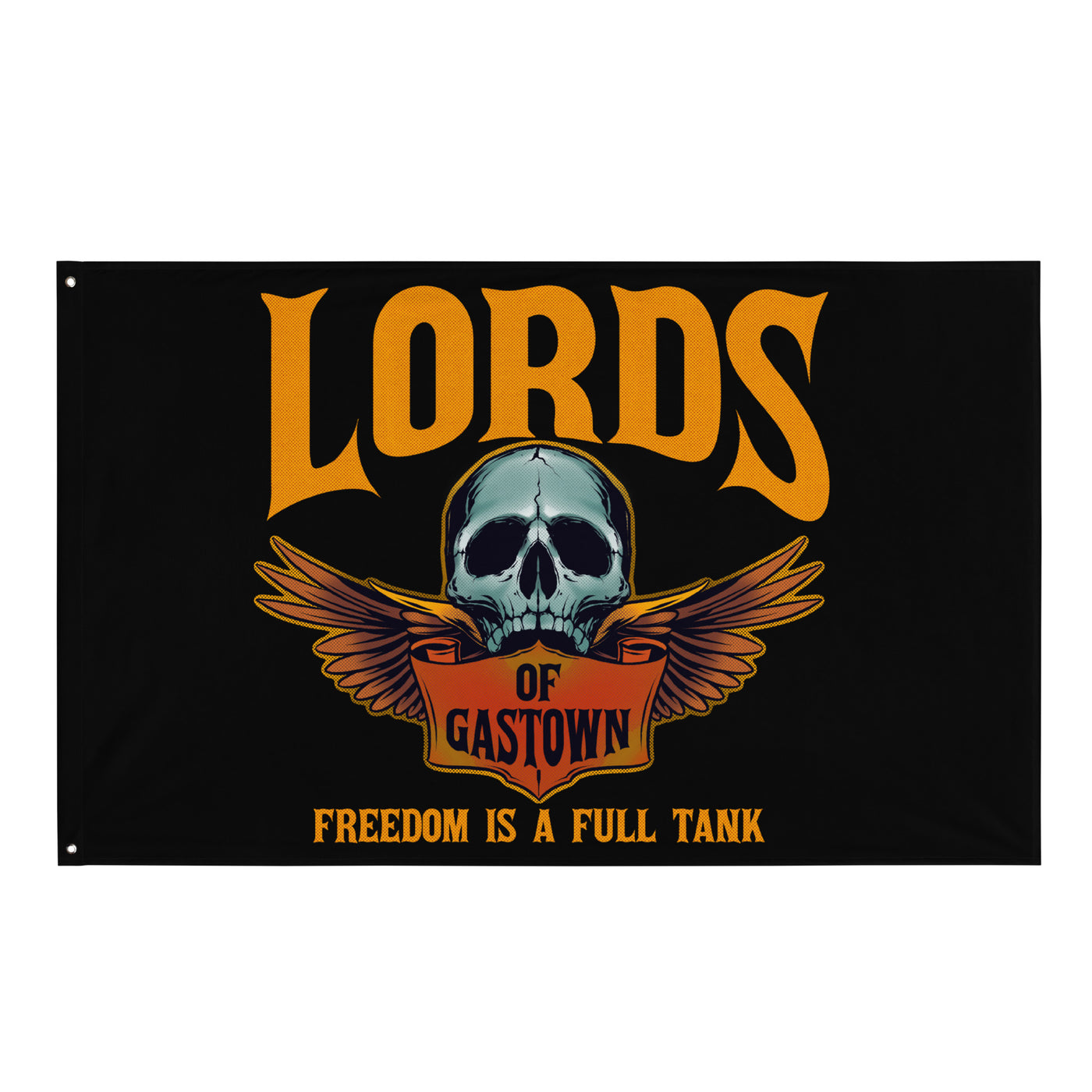 Skullwing Flag - Black