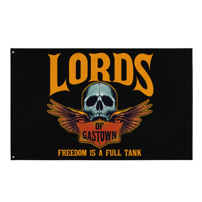 Skullwing Flag - Black