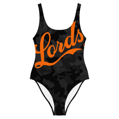 Team Lords Swimsuit - Black Camo/Orange