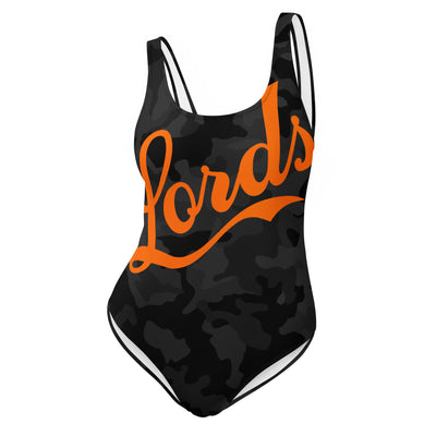 Team Lords Swimsuit - Black Camo/Orange