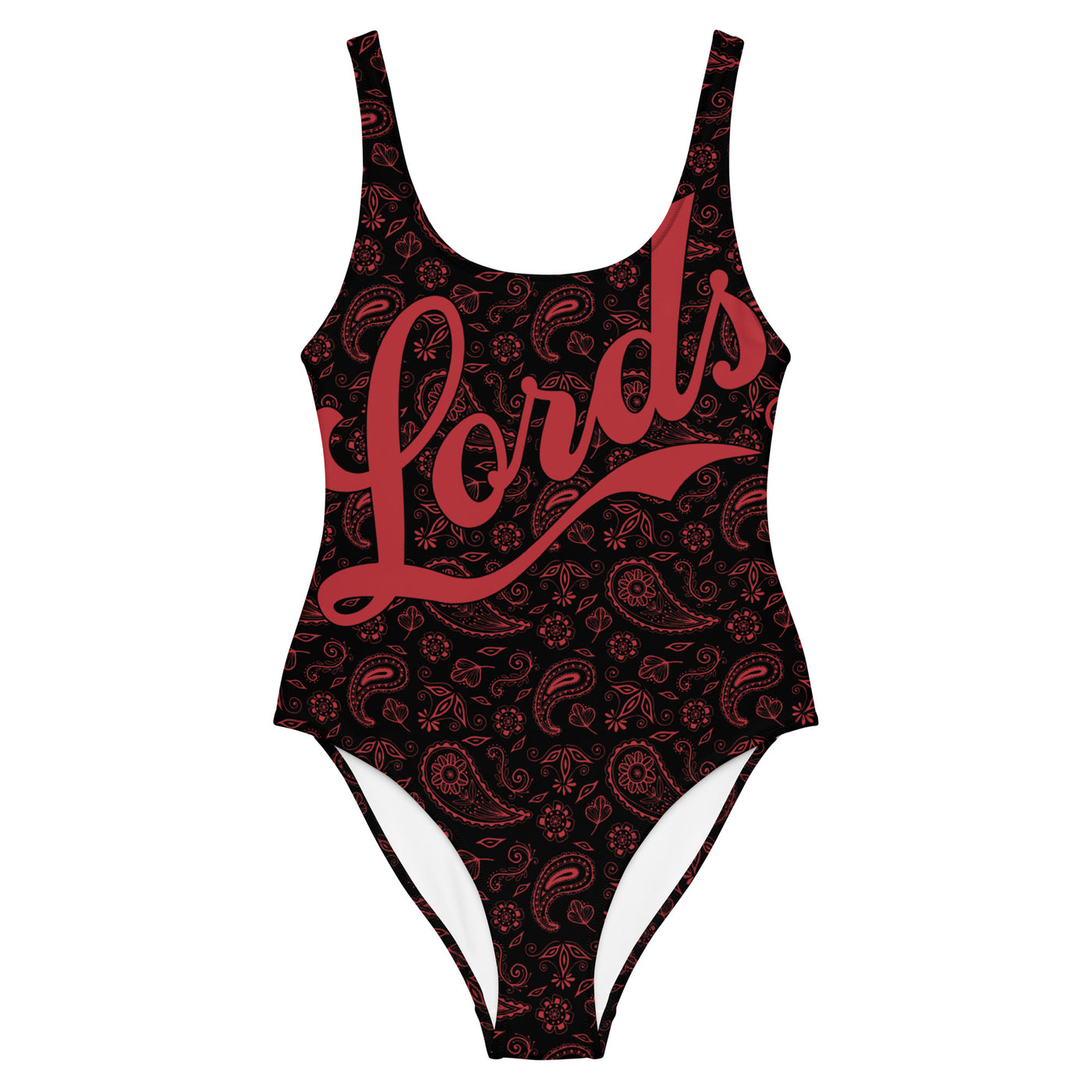 Team Lords Swimsuit - Black/Red Bandana