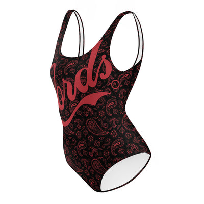 Team Lords Swimsuit - Black/Red Bandana