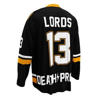 2 Snakes 1 Girl Hockey Jersey - Black