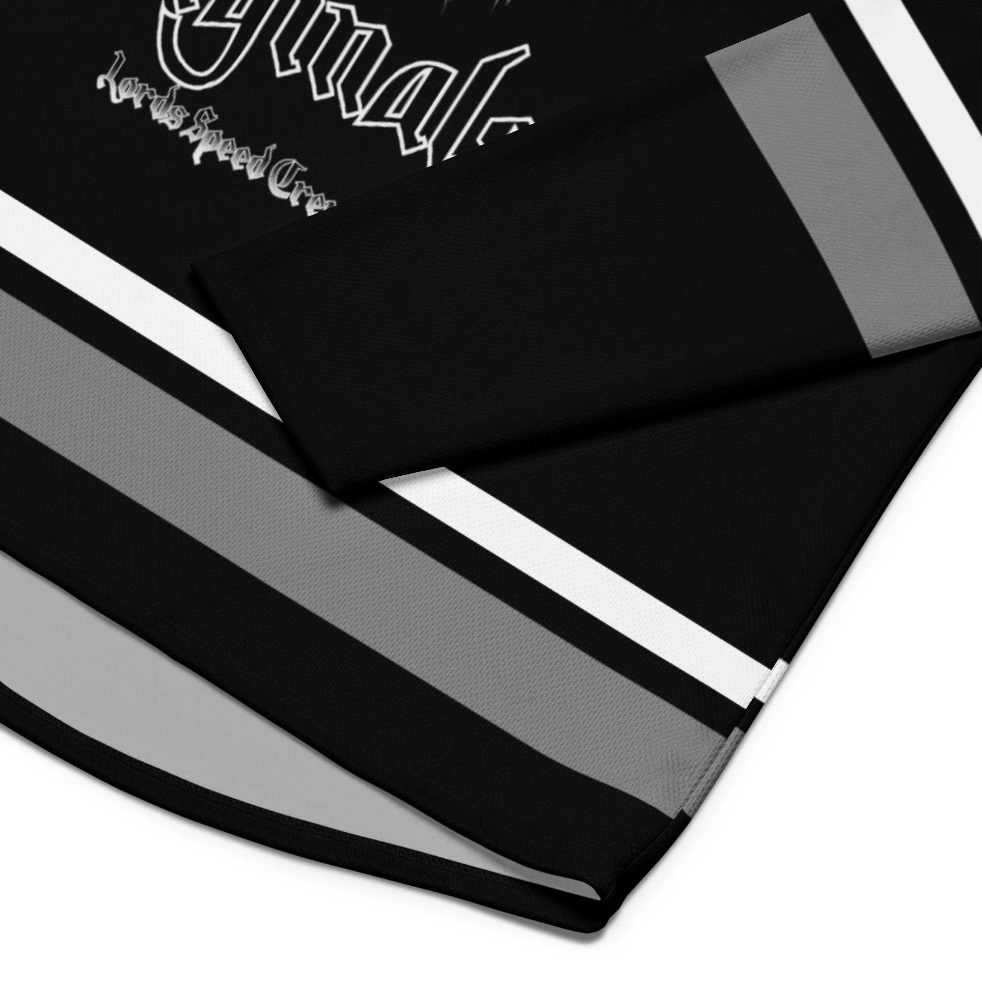 Speed Crew Moto Jersey - Black/Silver – Lords Original Gastown