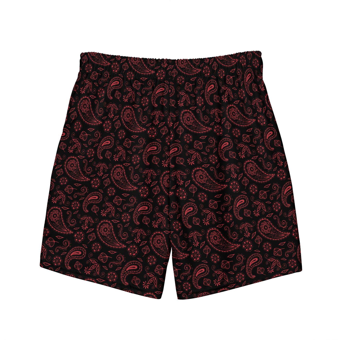 Team Lords Swim Trunks - Black/Red Bandana
