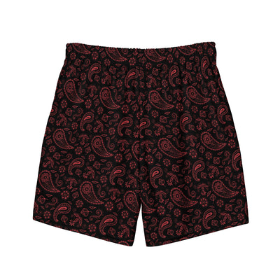 Team Lords Swim Trunks - Black/Red Bandana