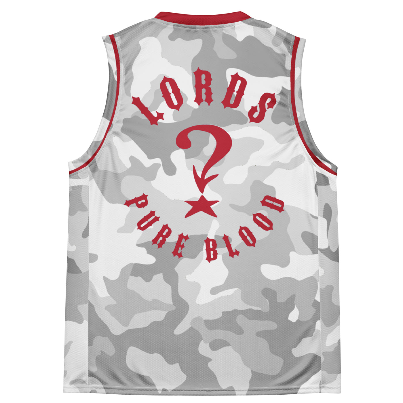 Pure Blood Hardwood Jersey - White Camo/Red