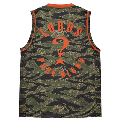 Pure Blood Hardwood Jersey - Tiger Camo/Orange