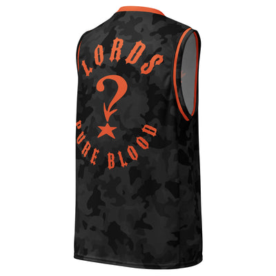 Pure Blood Hardwood Jersey - Black Camo/Orange