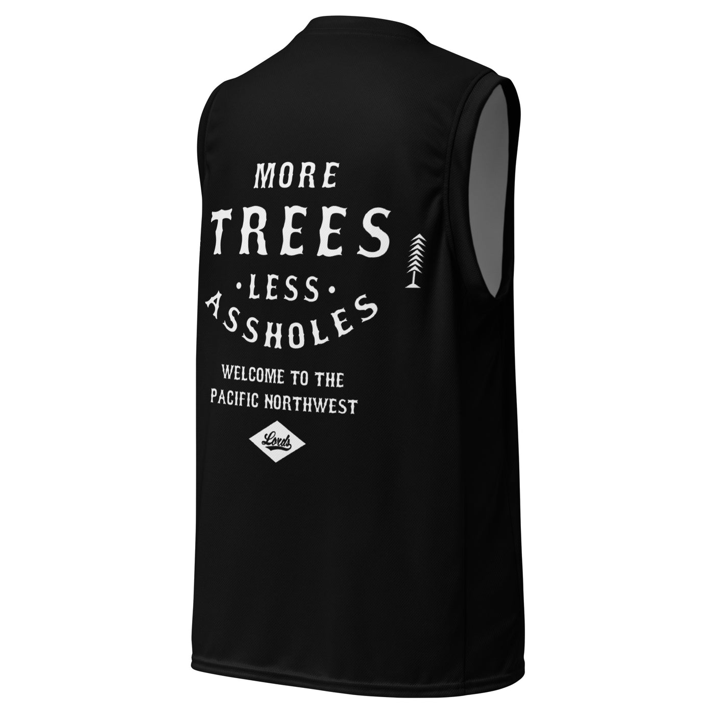Lords x More Trees Hardwood Jersey - Black/White