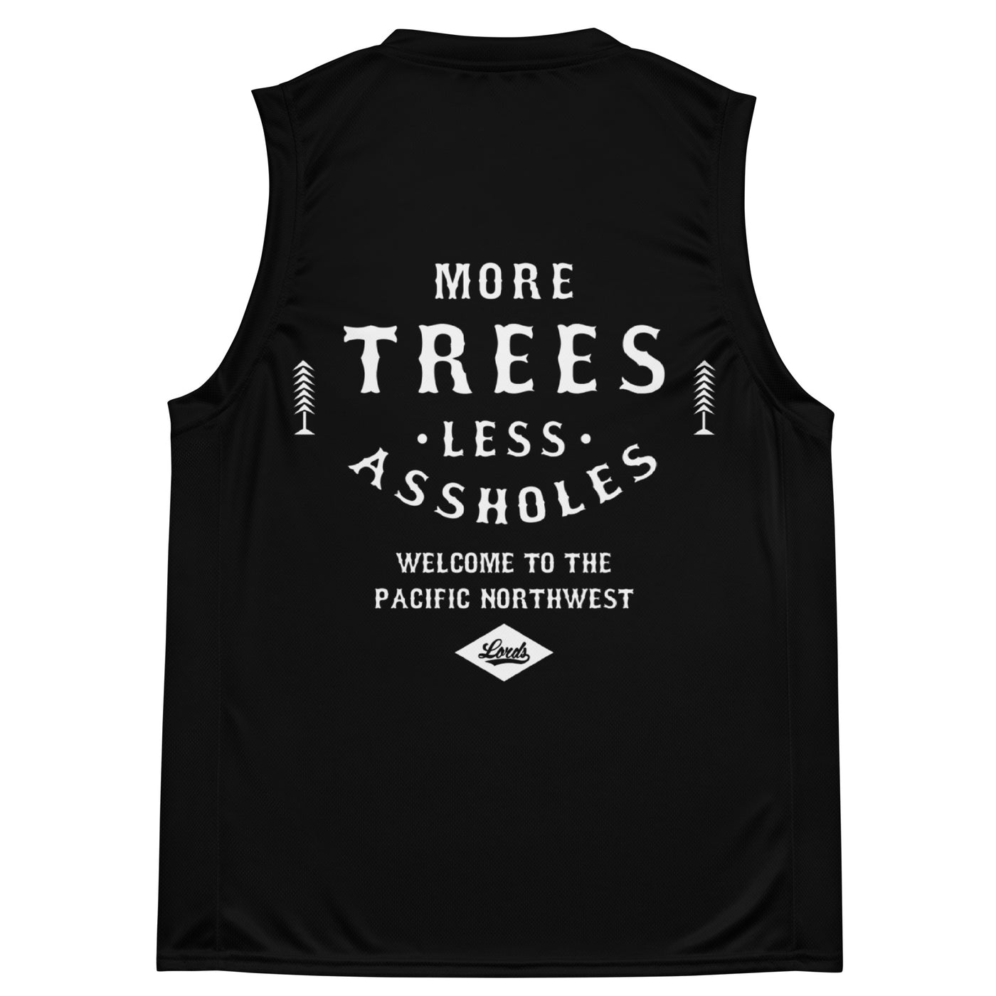 Lords x More Trees Hardwood Jersey - Black/White