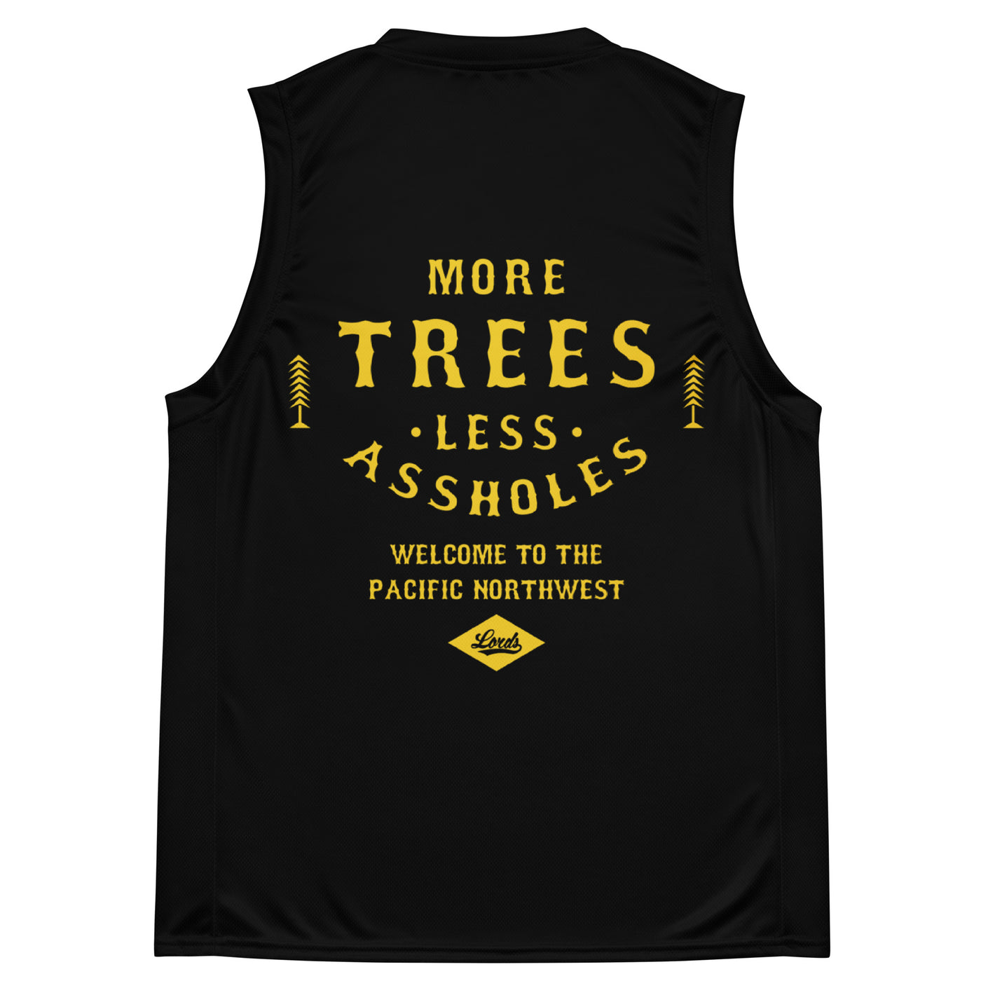 Lords x More Trees Hardwood Jersey - Black/Yellow