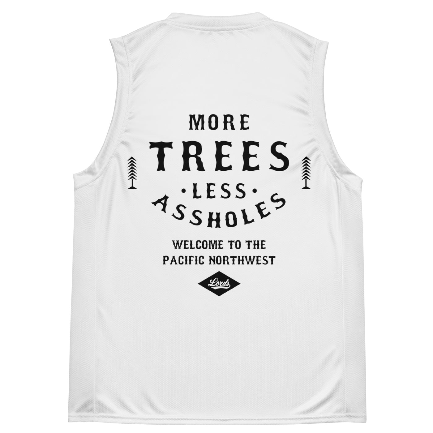 Lords x More Trees Hardwood Jersey - White/Black