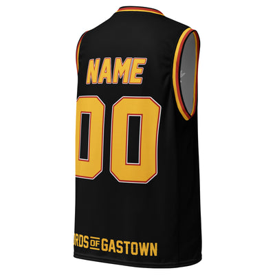 Custom Gino Hardwood Jersey - Black