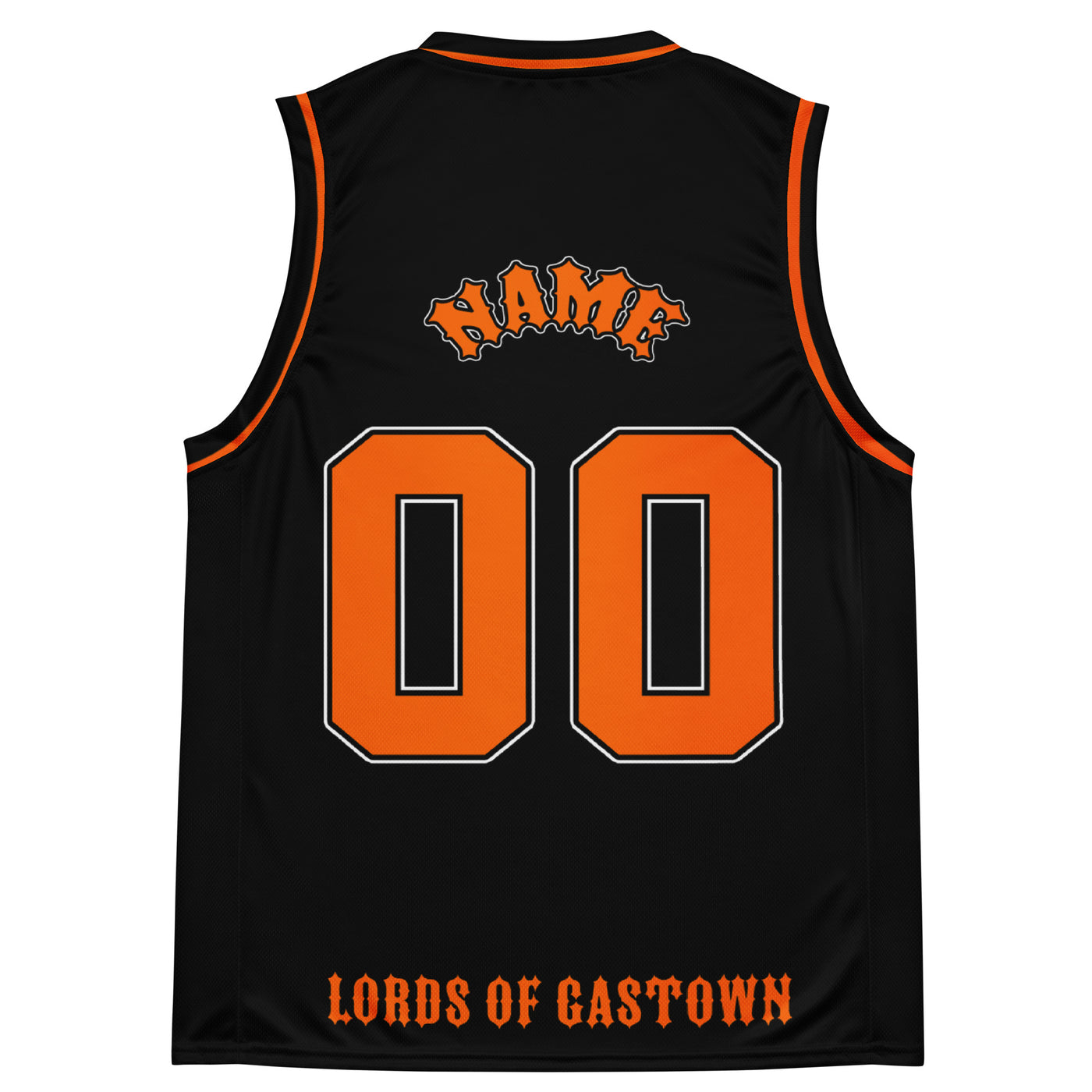 Custom OG Chief Hardwood Jersey - Black/Orange