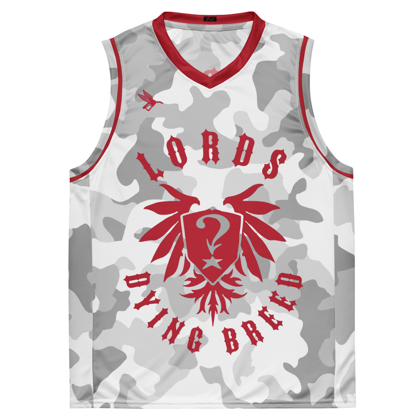 Pure Blood Hardwood Jersey - White Camo/Red